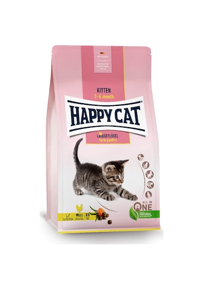 Happy Cat Geflügel Tavuk Etli Yavru Kedi Maması 4 KG