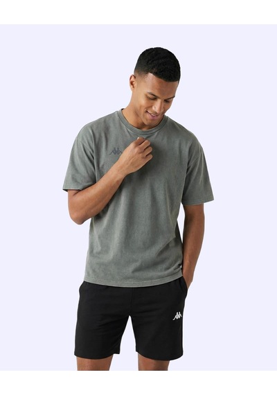 Kappa Jona Tshirt Erkek Antrasit Oversize Tişört
