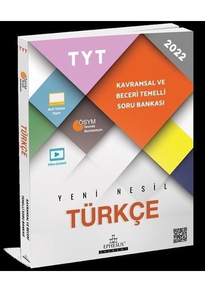 TYT Türkçe Kavramsal ve Beceri Temelli Soru Bankası  -  Ayşe Nur Yıldırım  -  Ephesus Akademi