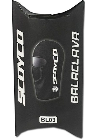 Ebakbak Motosiklet Ve Bisiklet Termal Balaklava Motor Maske Yüz Koruma Black Siyah
