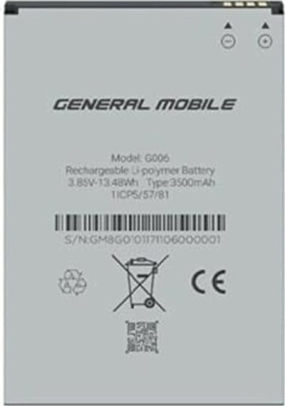 General Mobile GM8 Go 3500 mAh Batarya Pil