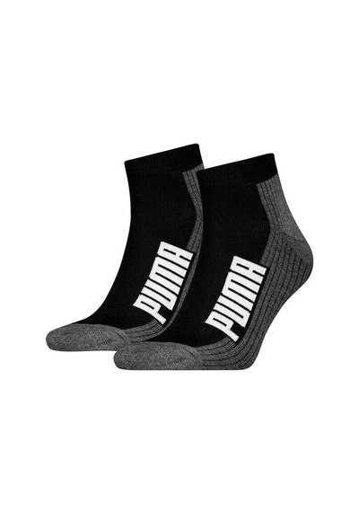 PUMA Bwt Cushioned Q 2'li Unisex Siyah Günlük Stil Çorap 93858301