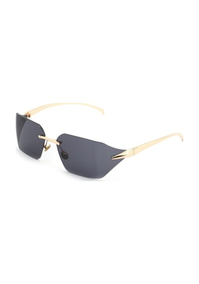 Katsuo Bombeli Unisex Güneş Gözlüğü Gold Füme