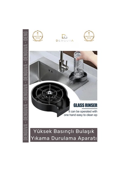 Yıkamaaparatı Bardak Temizleme Lavabo İçi Hızlı Cam Durulayıcı Otomatik Bulaşık Yıkama Durulama Apa Çok Renkli