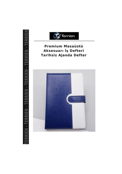 Premium Masaüstü Aksesuarı İş Defteri Tarihsiz Ajanda Defter Çok Renkli