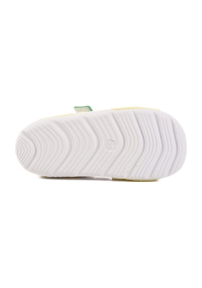 United Colors Of Benetton Sarı Cırtlı Kız Bebek Sandalet Bn-1252 B