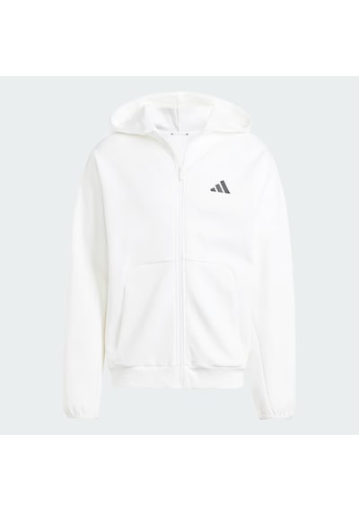 Adidas Future Icons Small Logo Full-zip Erkek Sweatshirt C-adıjd4944e50a00 Beyaz
