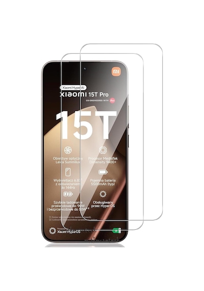 Xiaomi Mi 15t - Mi 15t Pro İle Uyumlu Ekran Koruyucu Kırılmaz Cam 9h Temperli Ekran Camı Şeffaf Passifik