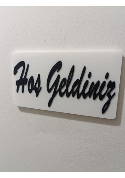 Hoş Geldiniz Duvar Süsü 20x11