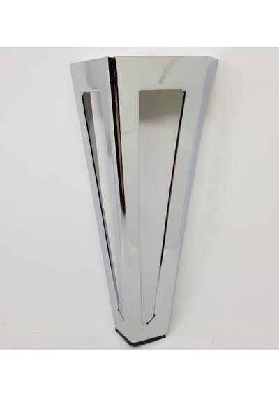 NEPTÜN 14 CM METAL KROM KOLTUK,BAZA,MOBİLYA AYAĞI ( 4 ADET)