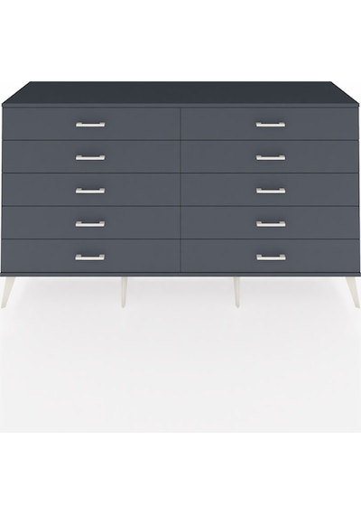 Hyperion Konsol 10 Çekmeceli 176x44x99 Antrasit-antrasit Antrasit-antrasit