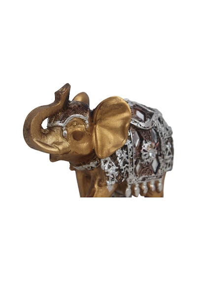 Lüks Ayna Ve Nakış İşlemeli Feng Shui Şans Getiren 2li Fil Heykeli Biblo 10 Cm Yeni Yıl -ev Hediyesi 04374520