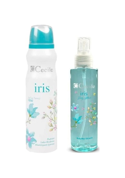 Cecile İris Kadın Sprey Deodorant 150 ML + İris Vücut Spreyi 150 ML