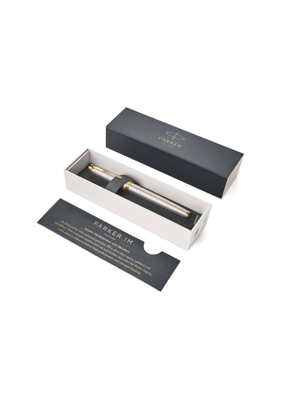 Parker Im Premium Desenli Gri Gt Roller Kalem 1931686