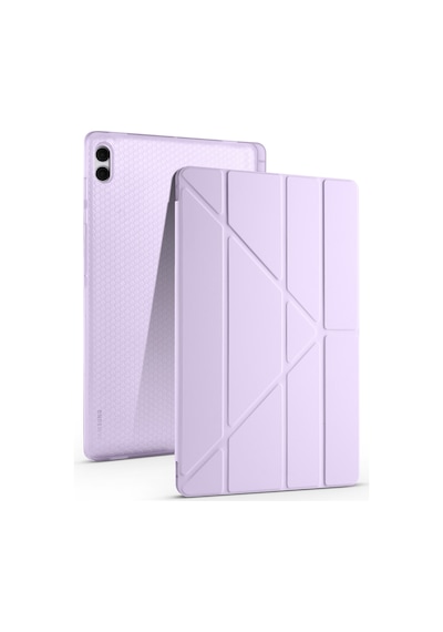Galaxy Tab S11 Ultra Kılıf Zore Tri Folding Kalem Bölmeli Standlı Kılıf Kapaklı Kılıf