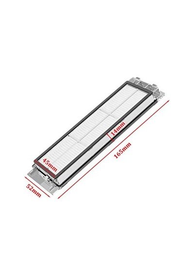 Roborock S5 Max Uyumlu 2 Adet Ana Fırça 4 Adet Hepa Filtre