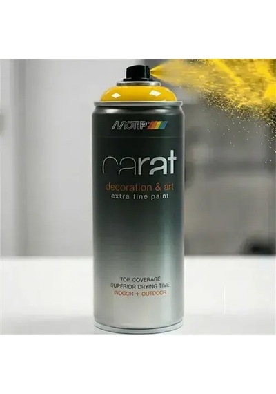 Carat Sprey Boya Parlak Trafik Sarısı Ral 1023 400 Ml Diğer