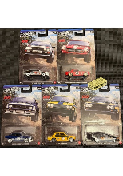 Hot Wheels Silver Series Rally Racers 5'li Set Çok Renkli
