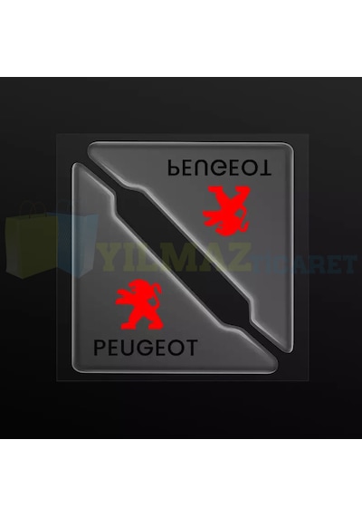 Peugeot Logo Kapı Kenar Köşe Koruyucu Çarpma Çizilme Önleyici Peugeot Logo Kapı Kenar Köşe Koruyucu Çarpma Çizilme Önleyici