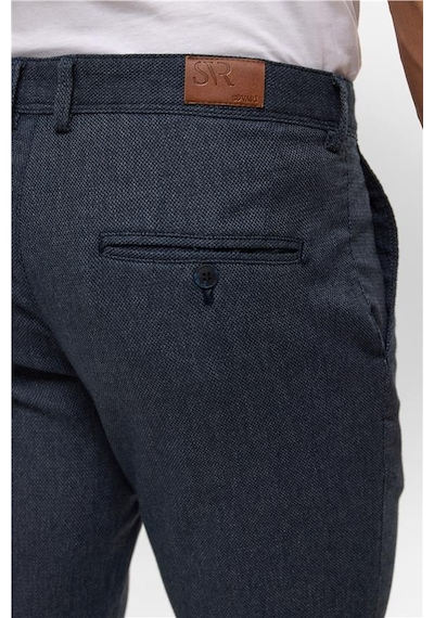 Süvari Lacivert Slim Armürlü Pantolon Pn2020500731-m09 Lacivert