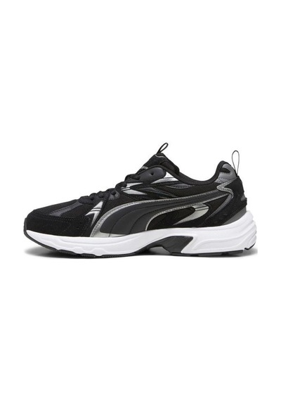 Puma Milenio Tech Suede 393489 01 Kadın Yürüyüş Ve Koşu Ayakkabısı Siyah Gümüş 36-40 Siyah - Gümüş