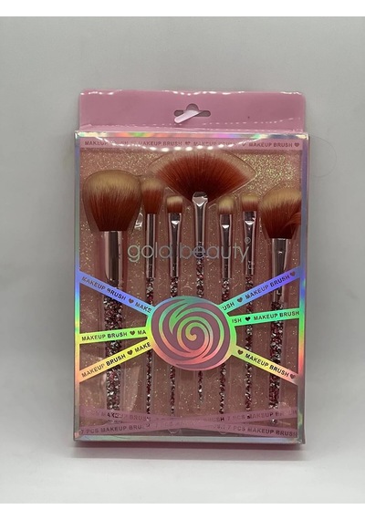 Gold Beauty Makyaj Fırça Seti 7'li