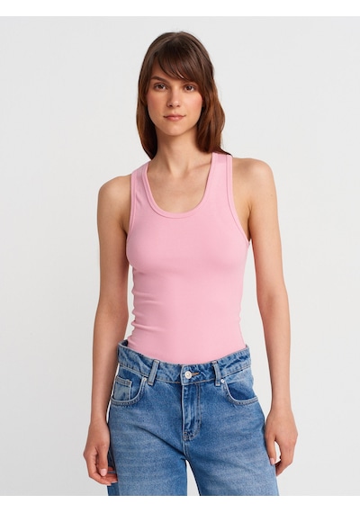 Dilvin 31805 Kalın Askılı Top-koyu Pembe Koyu Pembe