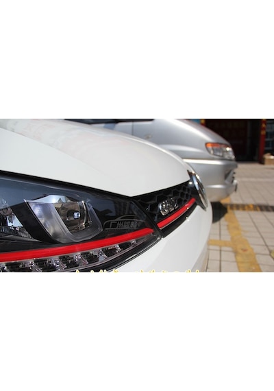 Golf 7 Gtı Çift U Led Kırımzı Çizgili Bı-Xenon Far