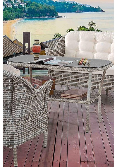Rattan Orkide Bahçe Takımı 2+1+1+masa Cappuccino Çok Renkli Rattan Orkide Bahçe Takımı 2+1+1+masa Cappuccino Çok Renkli