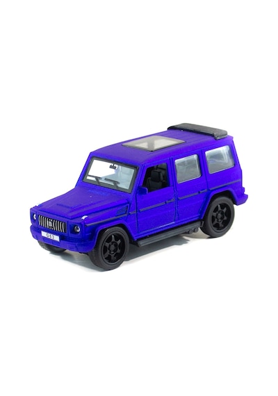 Metal Mercedes G63 Çek Bırak Model Araba Mavi Işıklı 12 Cm