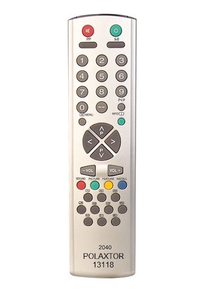 Vestel 2040 Black L Serisi Gri Tv Kumanda