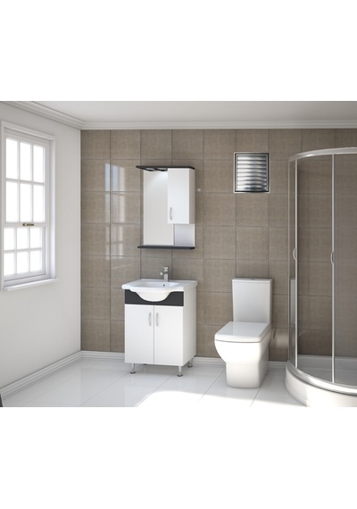 Banyo Wc Havalandırma Alüminyum Parlak Krom Menfez