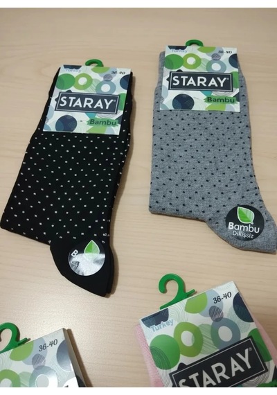 Efemicgiyimstore Bambu Bayan Karışık Renkli Dikişsiz Mevsimlik Uzun Çorap 12'li Paket Çok Renkli Efemicgiyimstore Bambu Bayan Karışık Renkli Dikişsiz Mevsimlik Uzun Çorap 12'li Paket Çok Renkli
