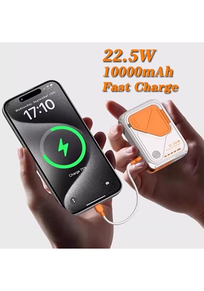 5in1 10.000 Mah Magsafe Uyumlu Powerbank Pd Hızlı Şarj 22.5w Diğer
