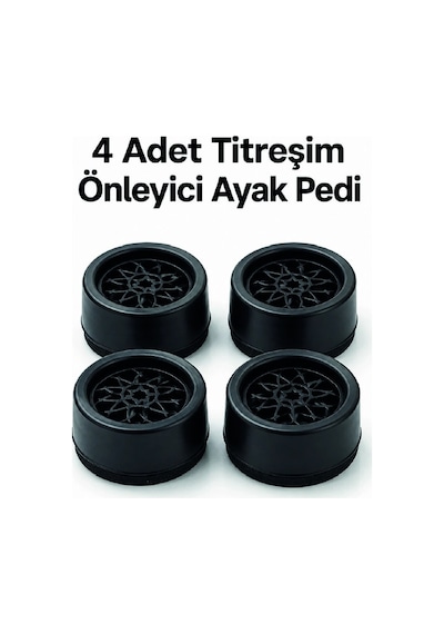 Kargo 4'lü Set Çamaşır Makinesi Titreşim Önleyici Ped Najmaddin Çok Renkli
