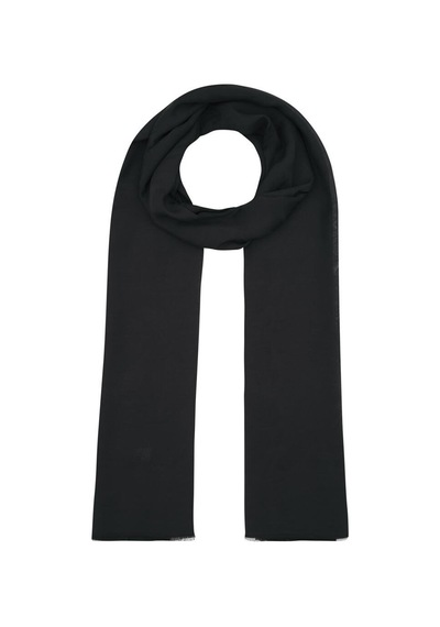 İpekevi Monogram Şal - Paisley Desenli - Siyah Siyah