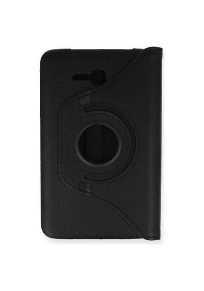 Ers Galaxy T110 / T113 Tab 3 Lite 7 Kılıf 360 Tablet Deri Kılıf - Siyah
