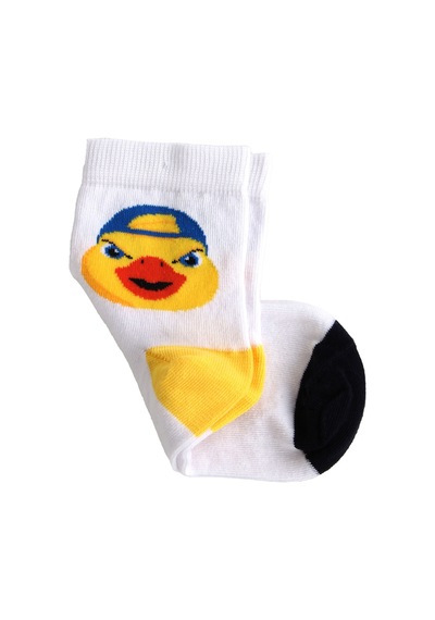 Fenerbahçe Çocuk Yellow Maskot Çorap Beyaz
