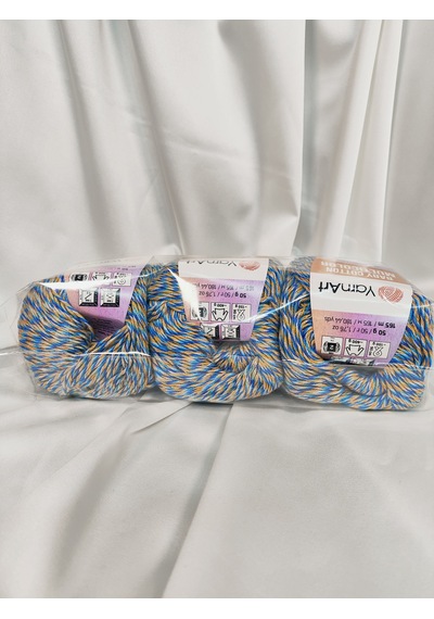 Baby Cotton Multicolor El Örgü İpi 3 Adet - 5211