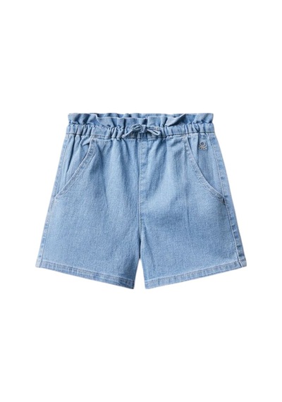 Kız Çocuk Denim Şort 4xa2g900q Açık Mavi
