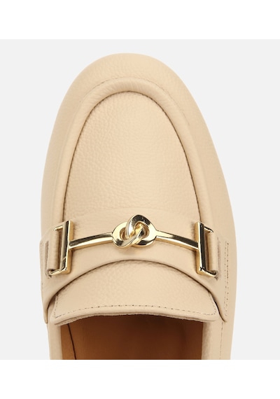 Hotiç Kadın Deri Bej Yumuşak Dokulu Tokalı Klasik Loafer 01ayh319080a310 01ayh319080a310 Bej