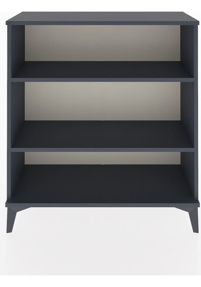 Arges Şifonyer 2 Raflı 88x30x96 Antrasit-çam Antrasit