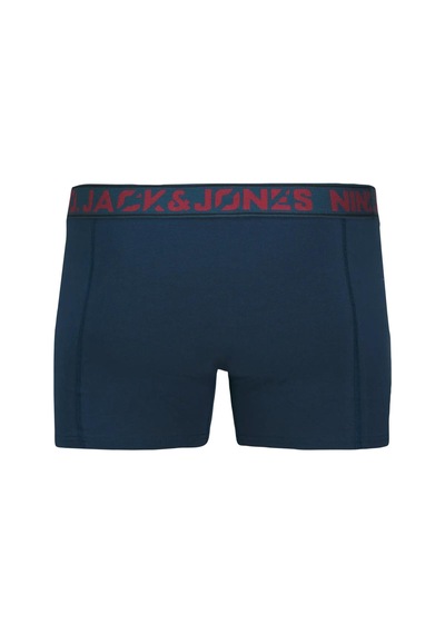 Jack & Jones Jaccolton Erkek 3 Lü Set Laci Gri Siyah Boxer 12282063 Çok Renkli