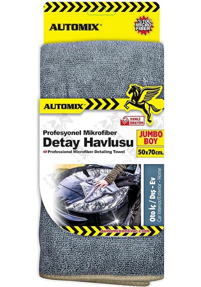Automix Oto Profesyonel Mikrofiber Detay Temizlik Havlusu 50X70Cm