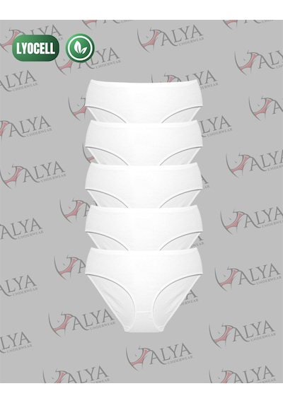 Alya Underwear Kadın Külot, Lyocell Kumaş Külot, Ter Emici Rahat Ve Dayanıklı Kadın İç Çamaşırı, Liyosel Slip Beyaz P05 Alya Underwear Kadın Külot, Lyocell Kumaş Külot, Ter Emici Rahat Ve Dayanıklı Kadın İç Çamaşırı, Liyosel Slip Beyaz P05
