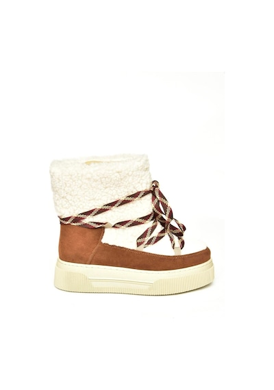 Fox Shoes T476500702 Taba Süet Kalın Tabanlı Kadın Bot Taba Fox Shoes T476500702 Taba Süet Kalın Tabanlı Kadın Bot Taba