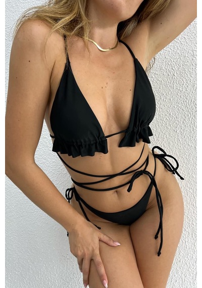 Crossa Fule Bikini - Siyah Siyah