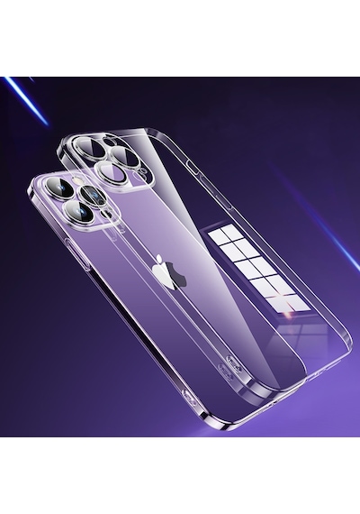 Apple Uyumlu iPhone 14 Pro Kılıf Kamera Lens Ve Toz Korumalı Sararmaz Sert