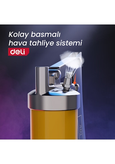Delı Profesyonel Gres Yağ Tabancası 400cc Çelik Gövdeli