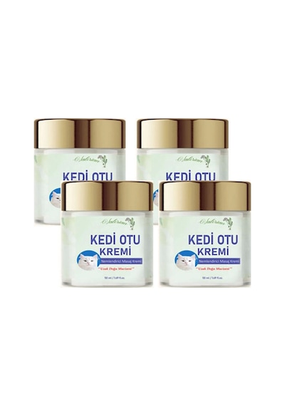 Süper Kedi Otu Kremi 50 Ml 4 Adet Kafur Ağacı Yağı İçerikli Rahatlatıcı Krem